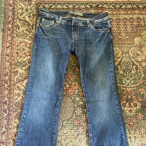 Vintage Y2K American Eagle Jeans Womens 12 Reg Low Rise Flare Leg